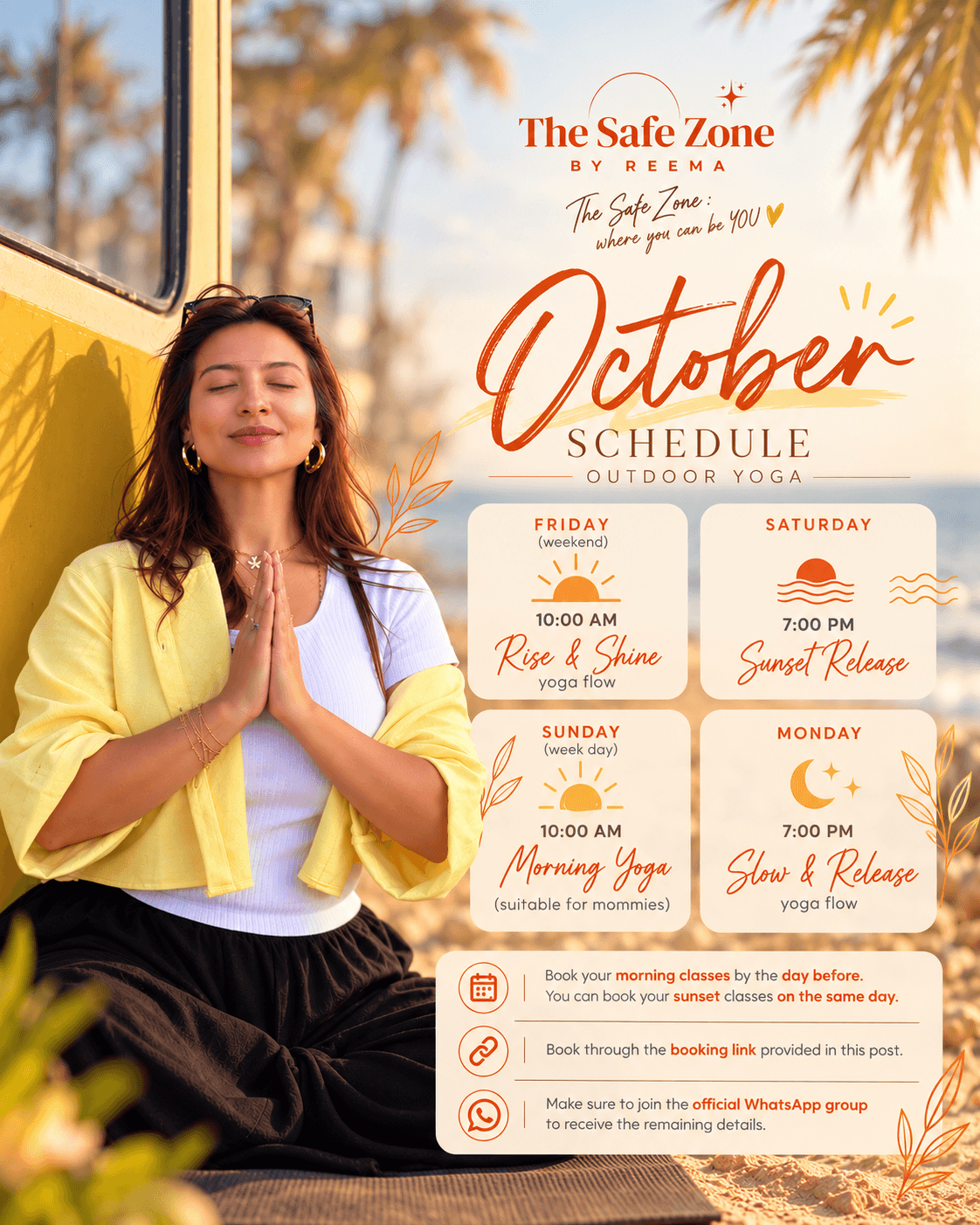 October weekly Classes
